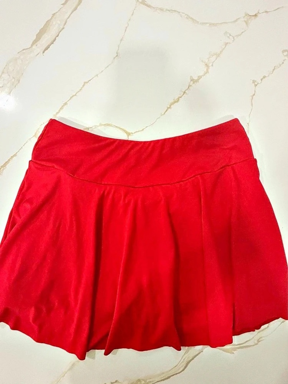 Red Circle Skirt Size Medium